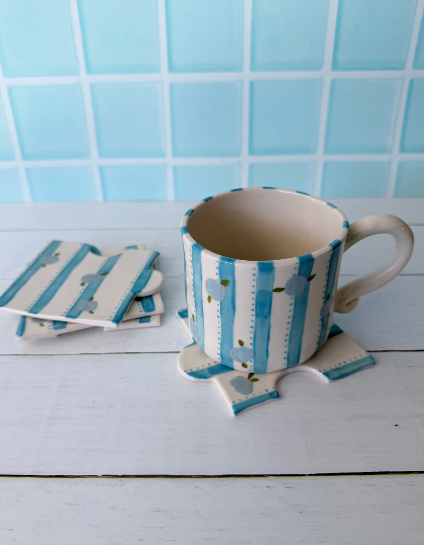 Vintage style coasters