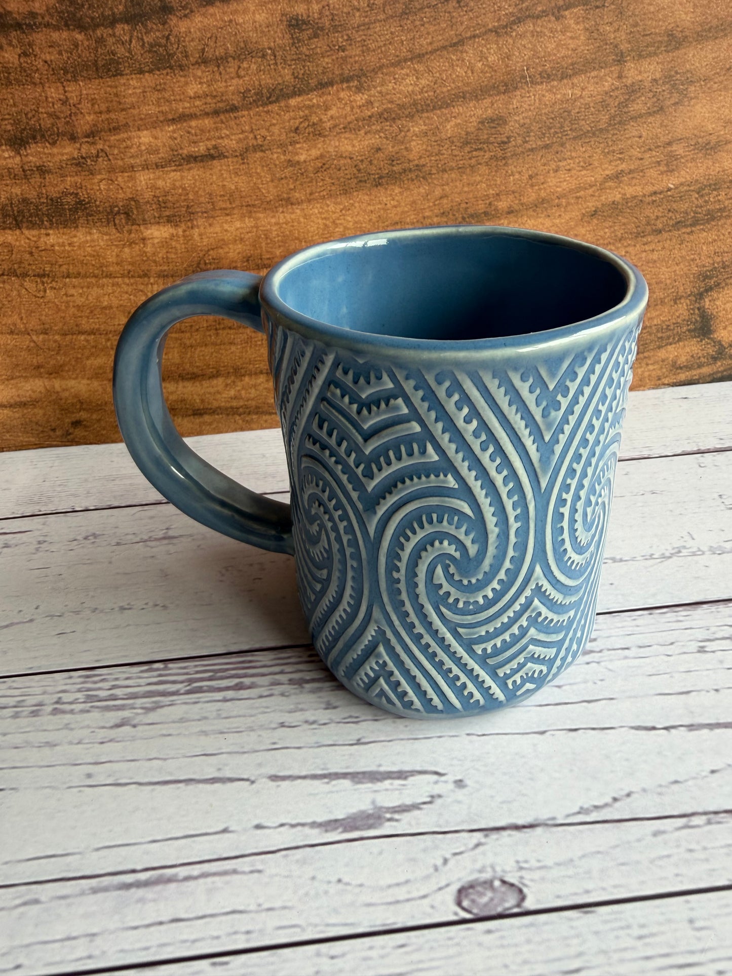 Māori Blue Mug