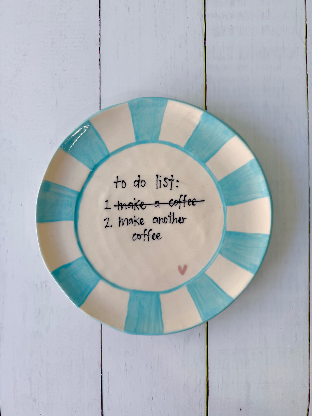 To do list plate