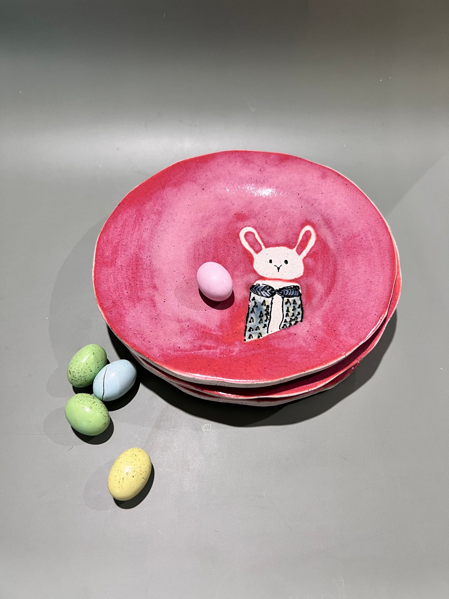 Rāpeti (Rabbit) in horihori (cloak with black twisted strings)