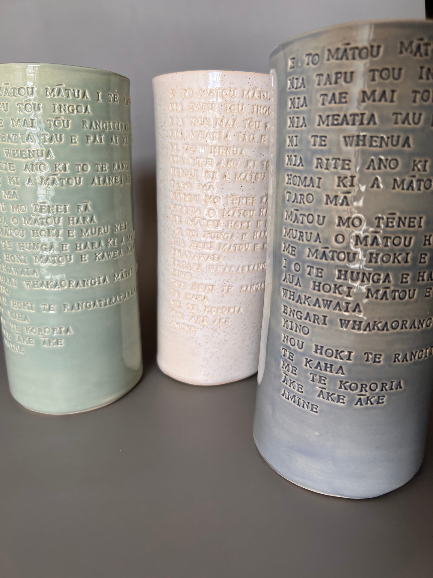 Karakia on Vase