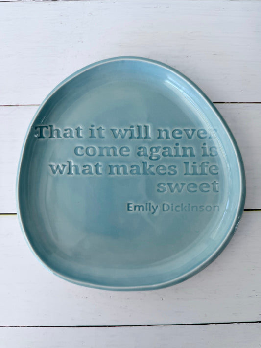 Emily Dickinson quote trinket