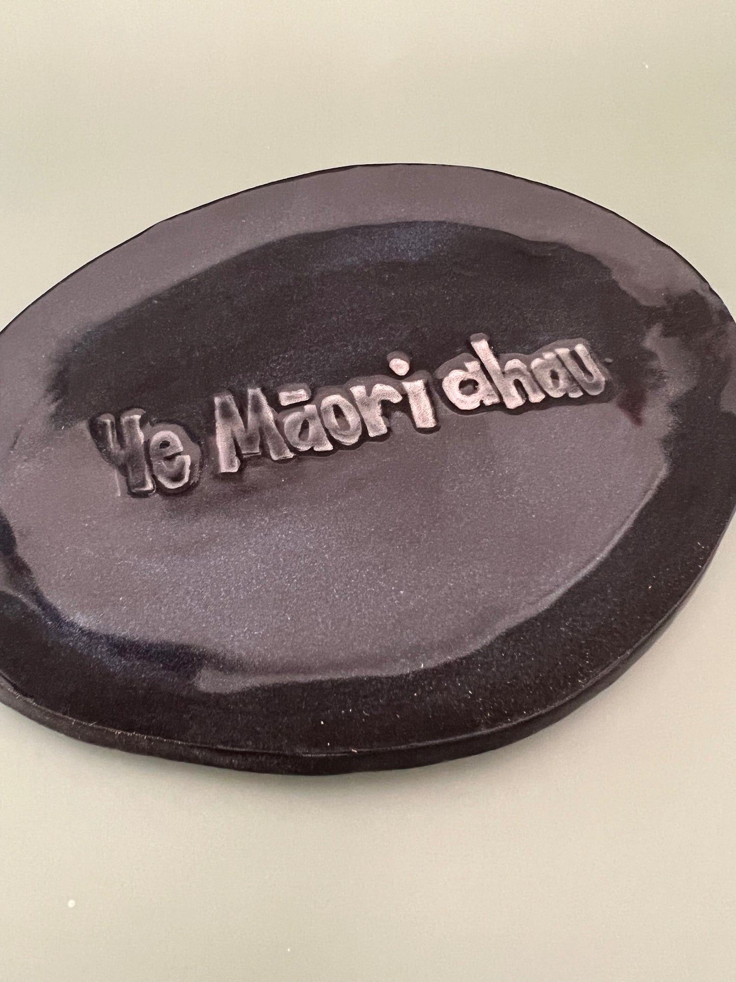 He Māori ahau plate