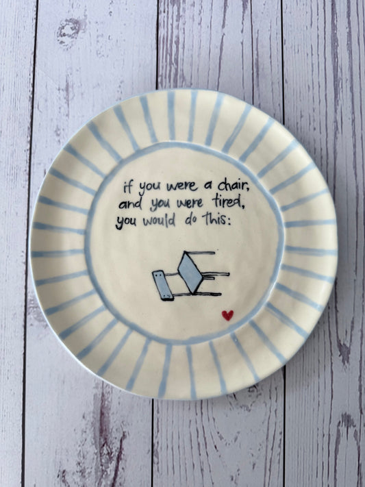 Chair plate