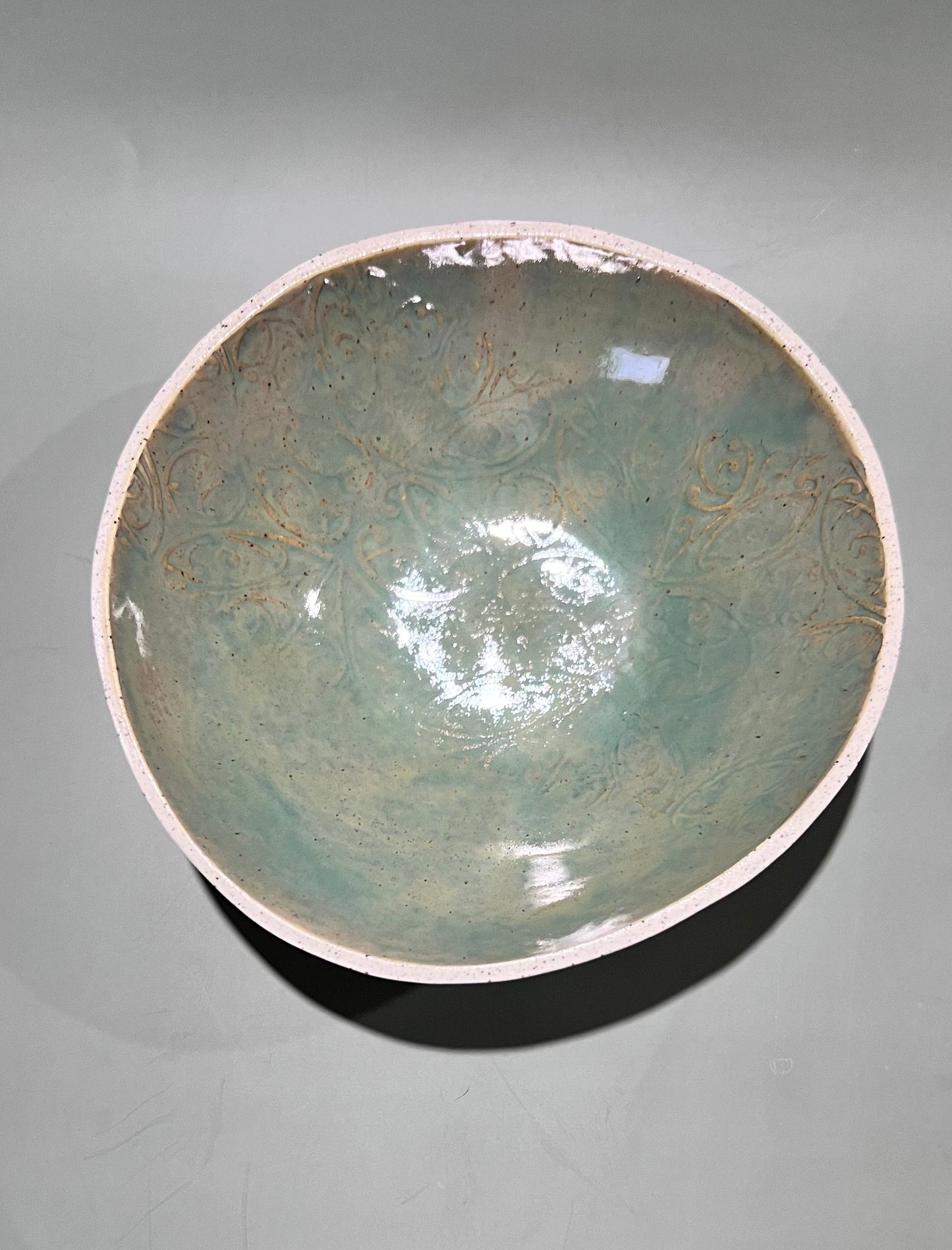 Stoneware Green Tea Bowl