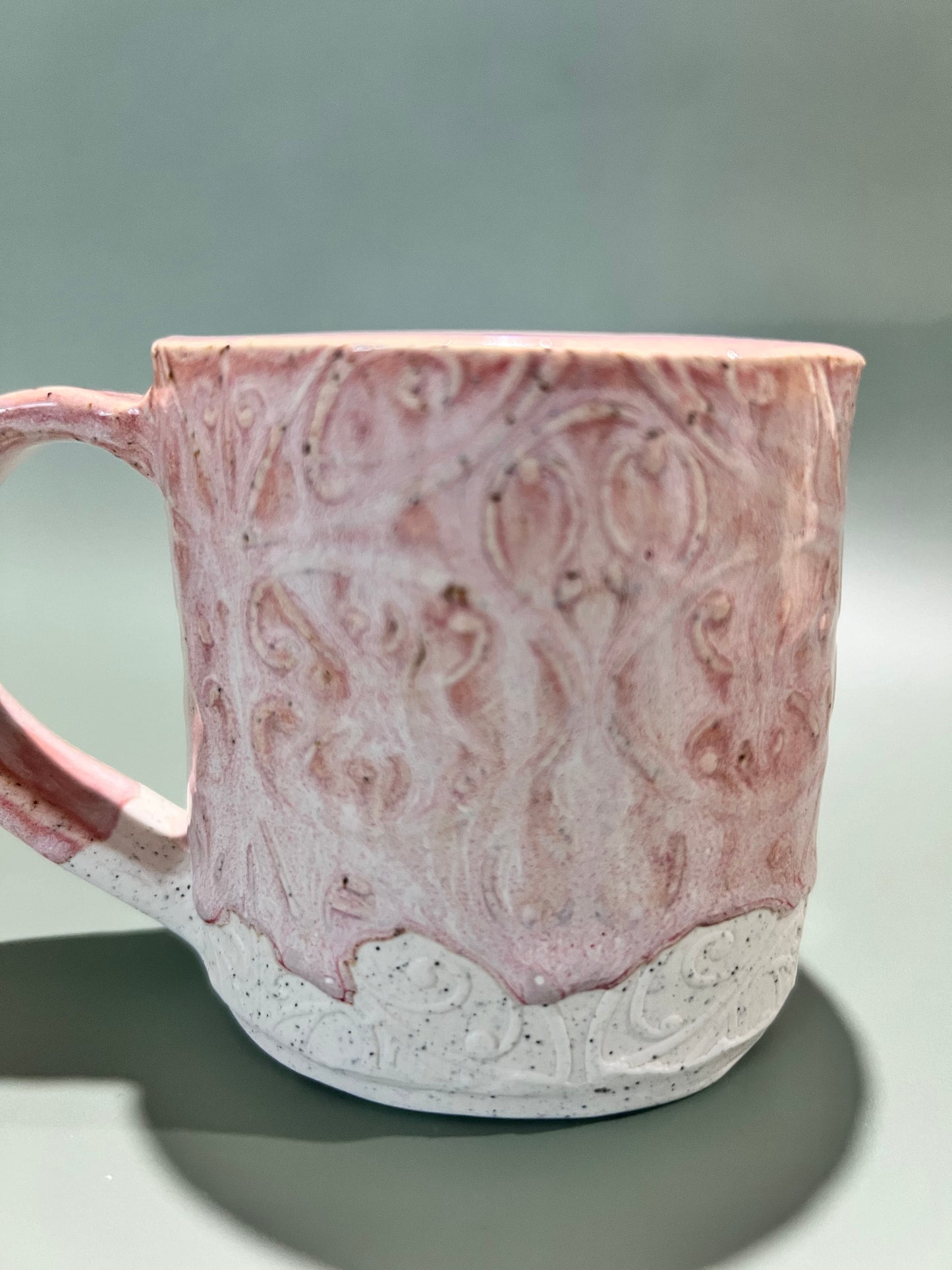 Pink opal mug