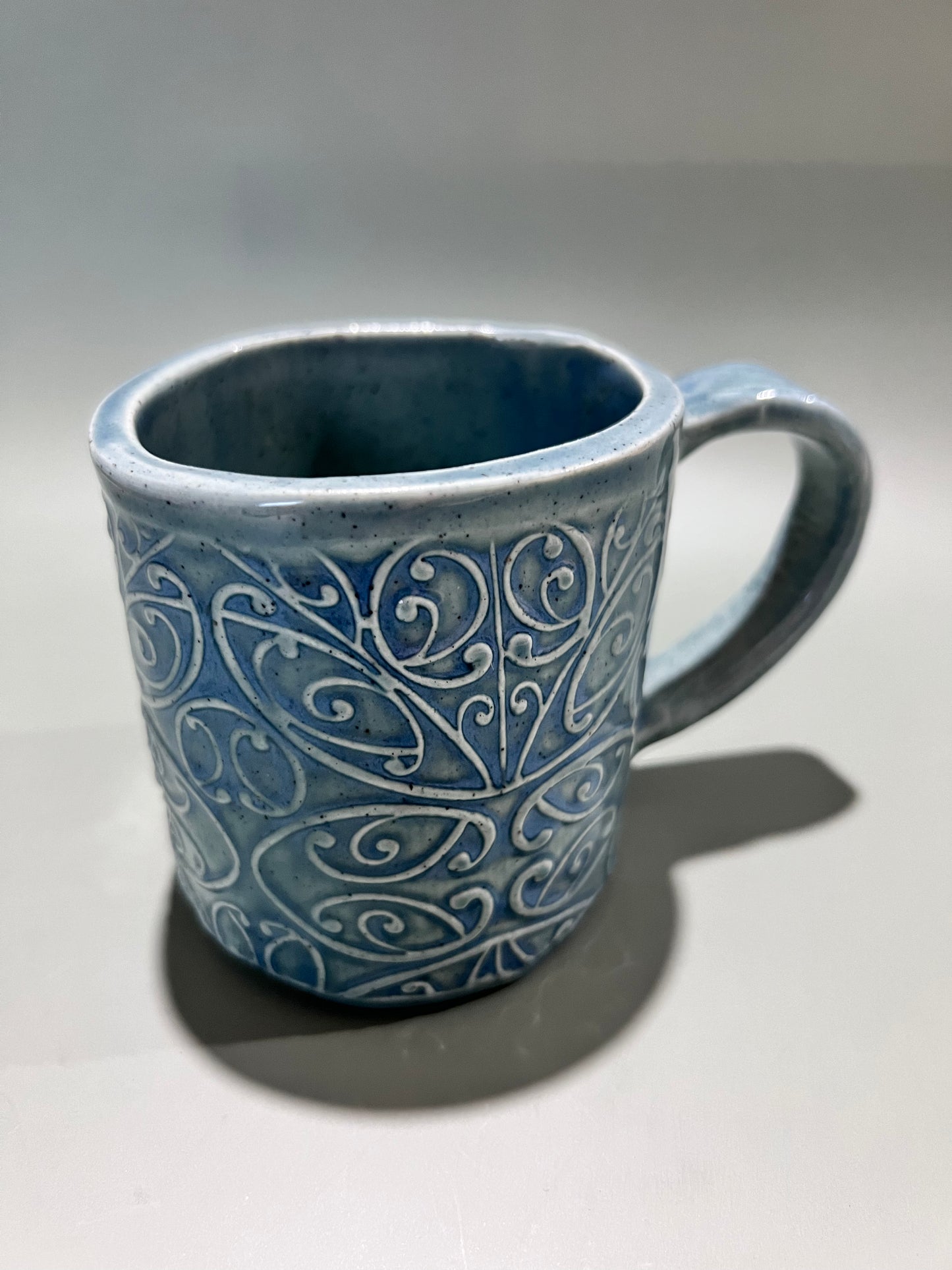 Blue mug