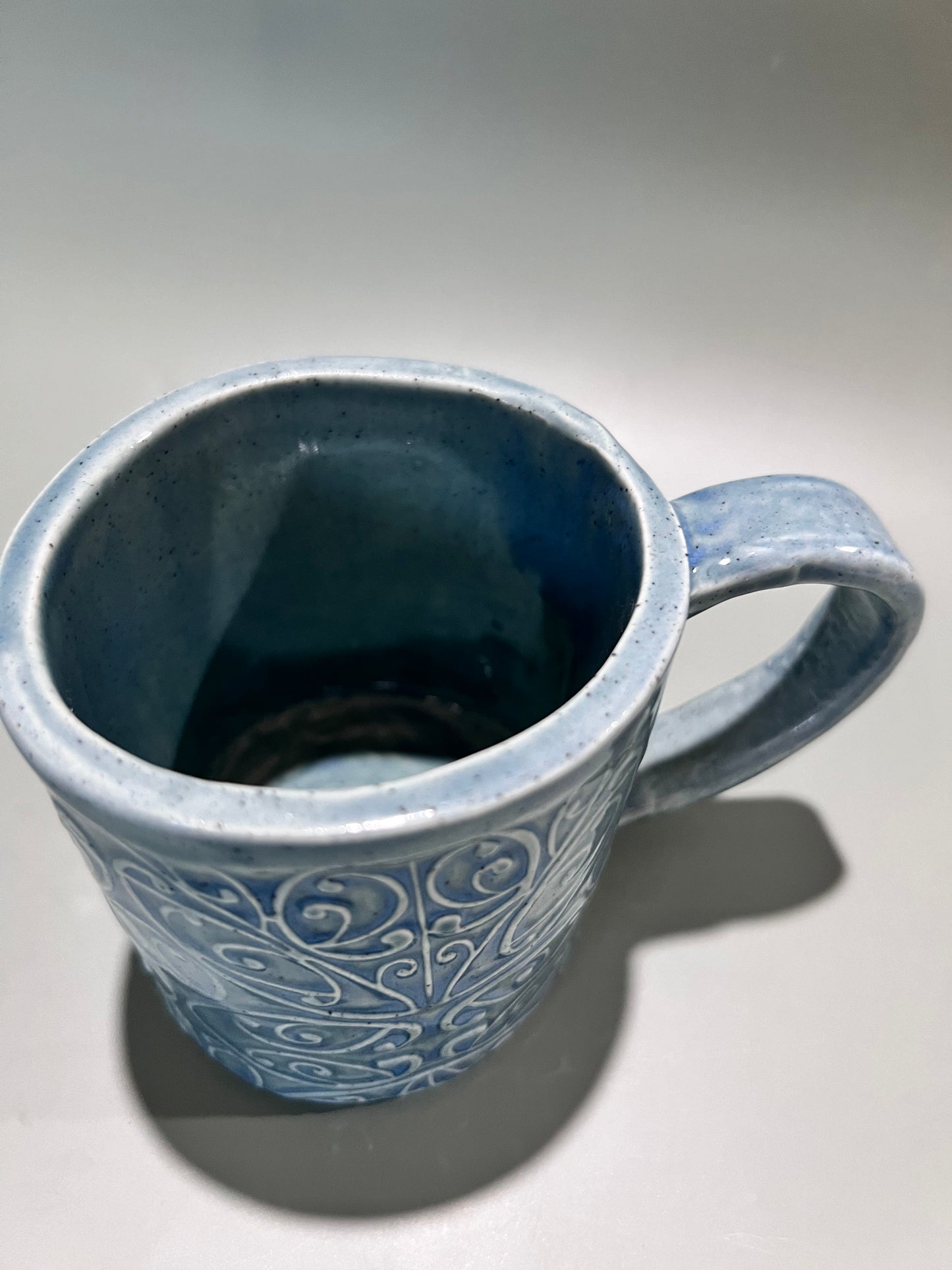 Blue mug