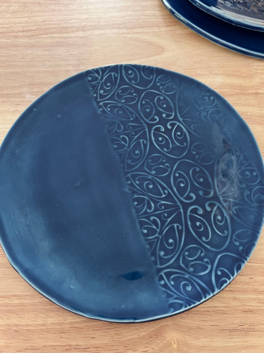 Side Plate with Māori design.