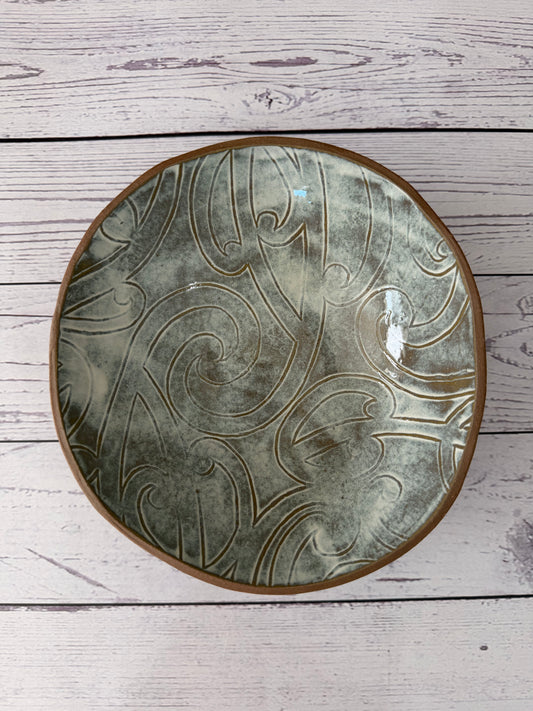 Glazed Brown Bowl small
