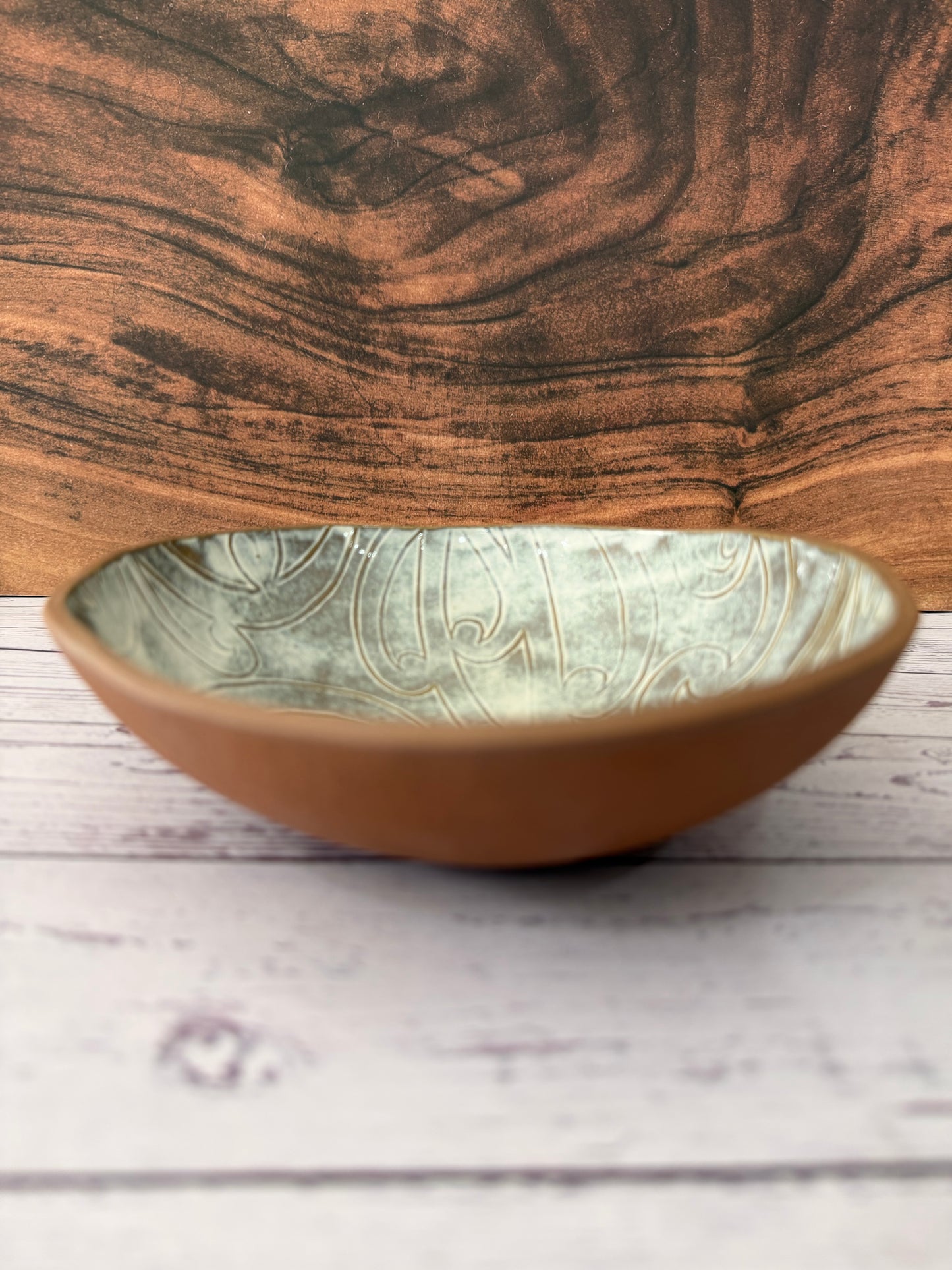 Glazed Brown Bowl small