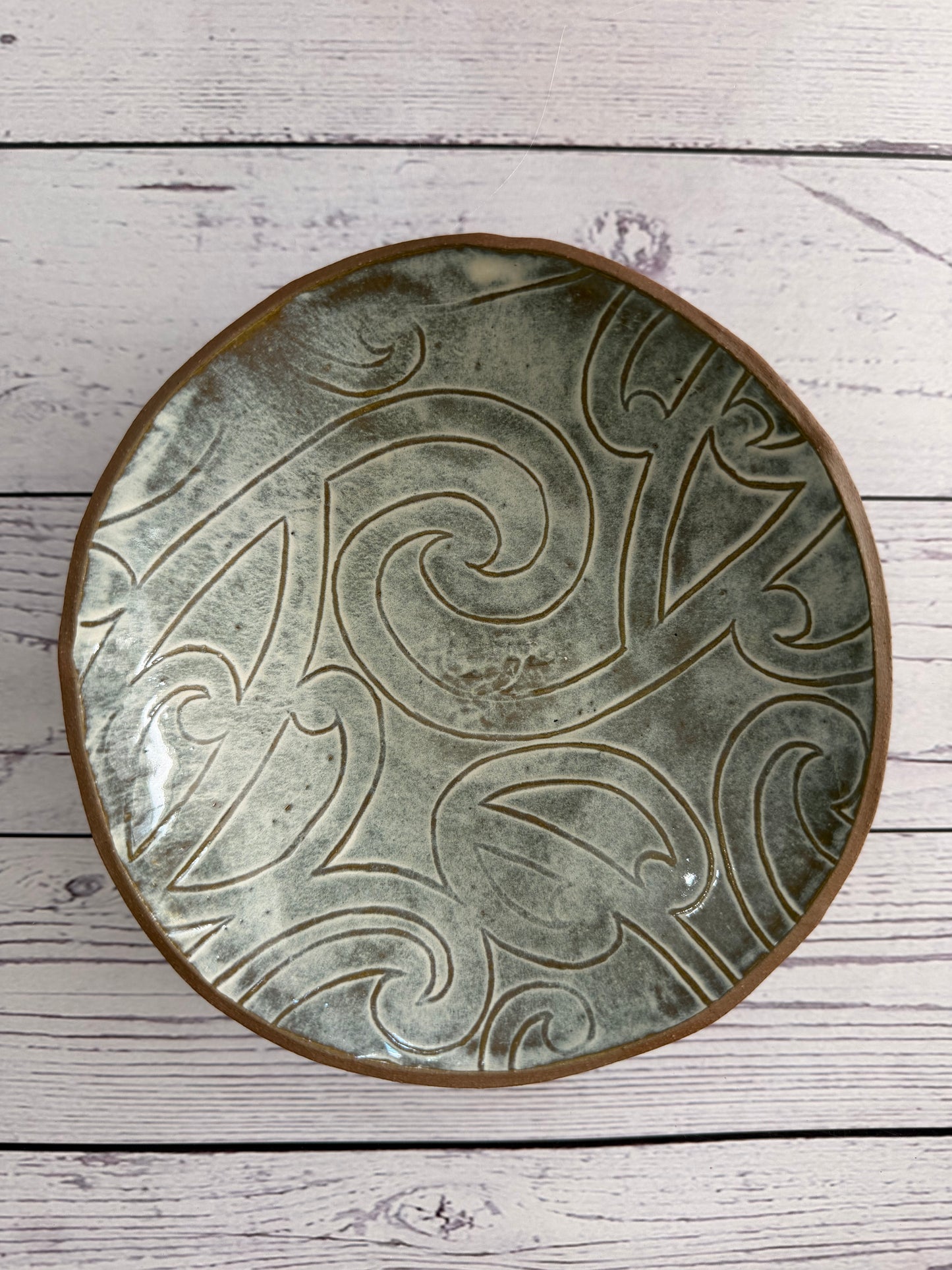Glazed Brown Bowl small