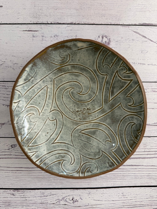 Glazed Brown Bowl - Medium