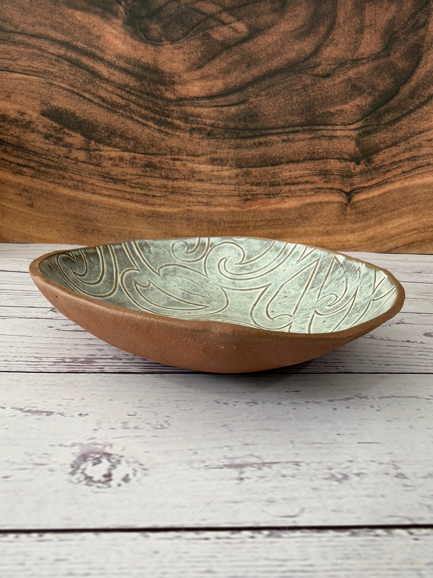 Glazed Brown Bowl small