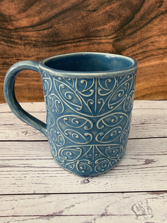 Māori Designed Mug - Blue