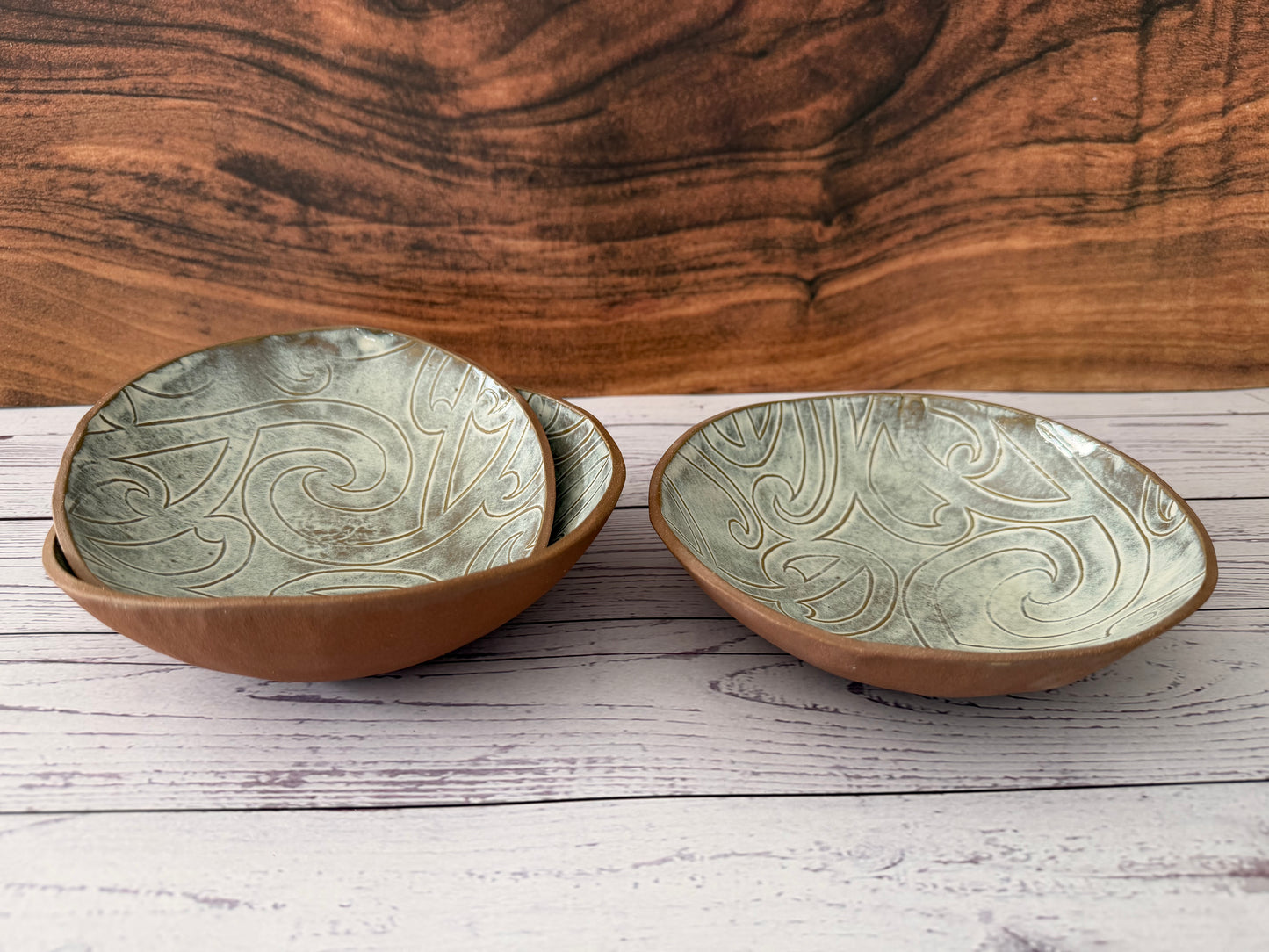 Glazed Brown Bowl small