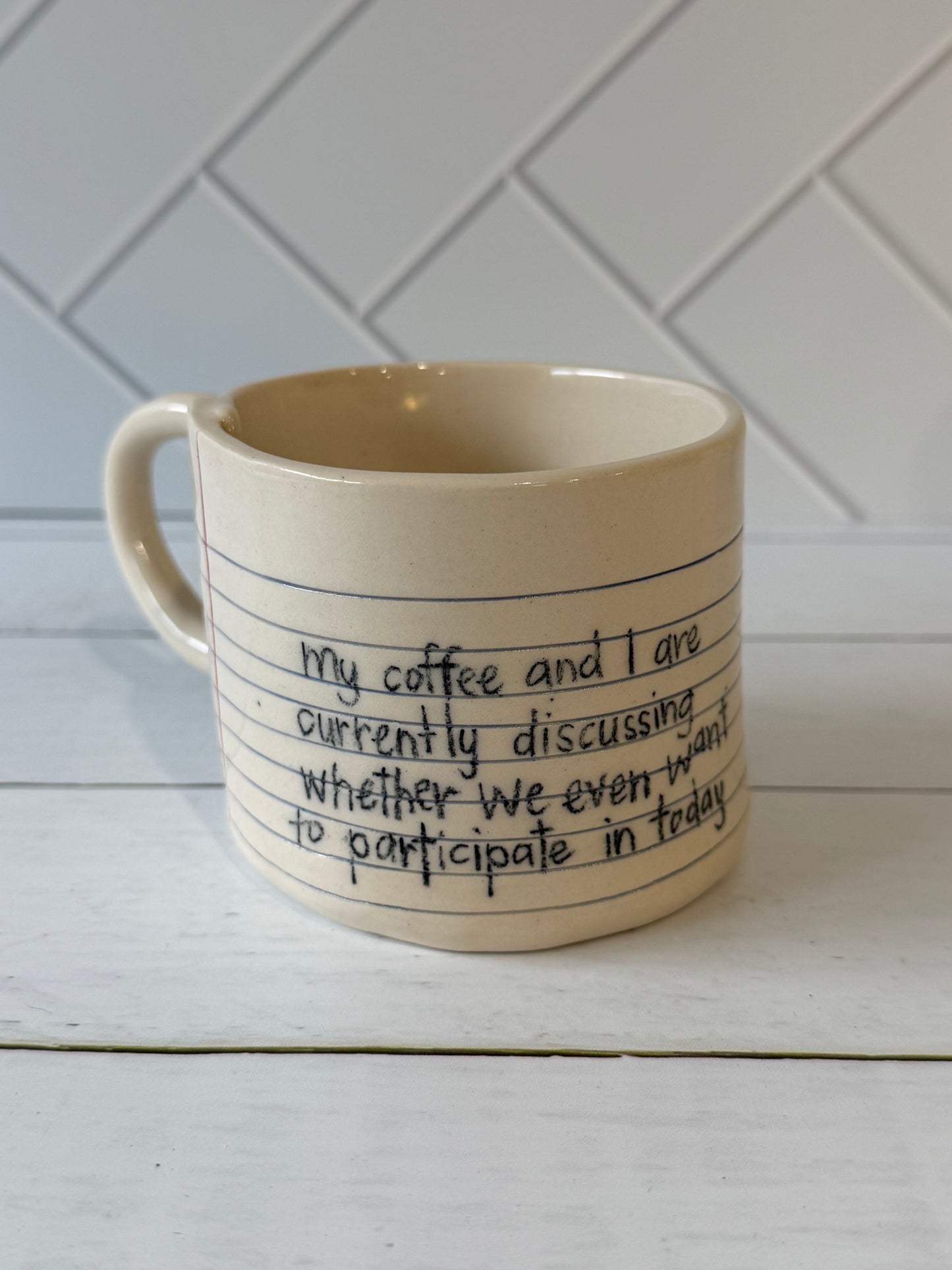 My coffee and I
