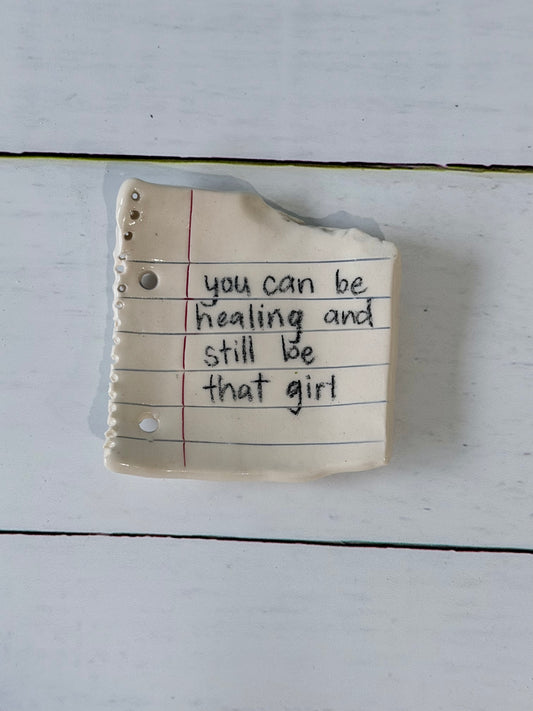 You can be healing