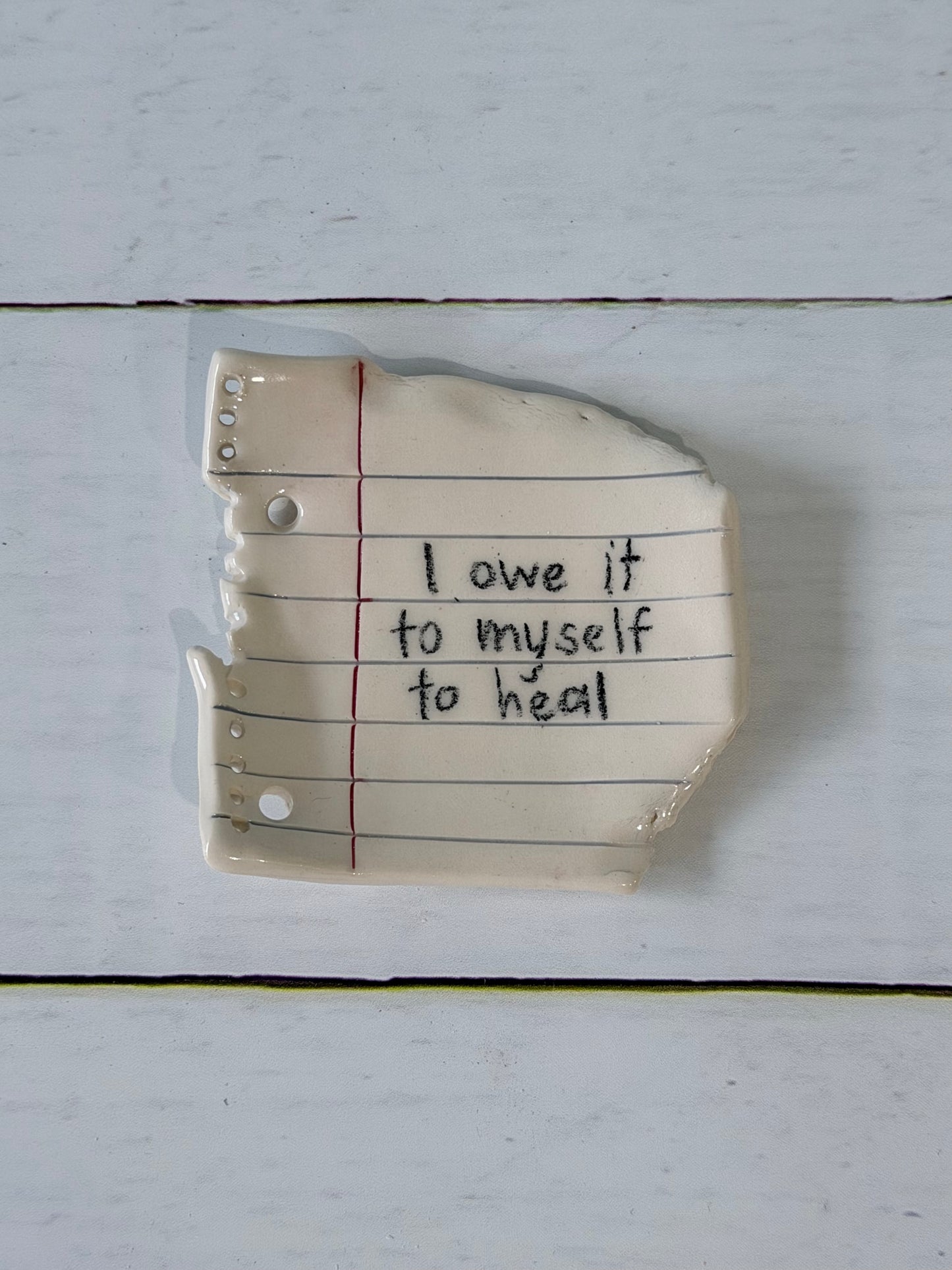 I owe it to myself