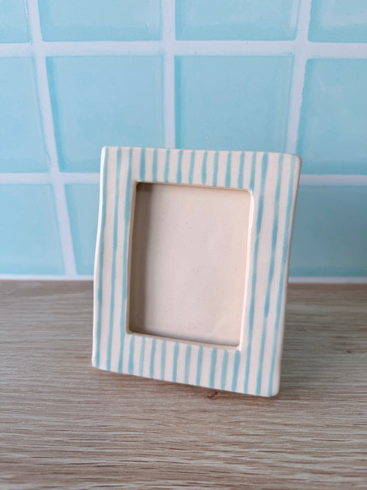 Blue stripe frame