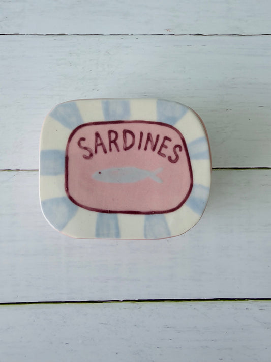 Pink sardine trinket