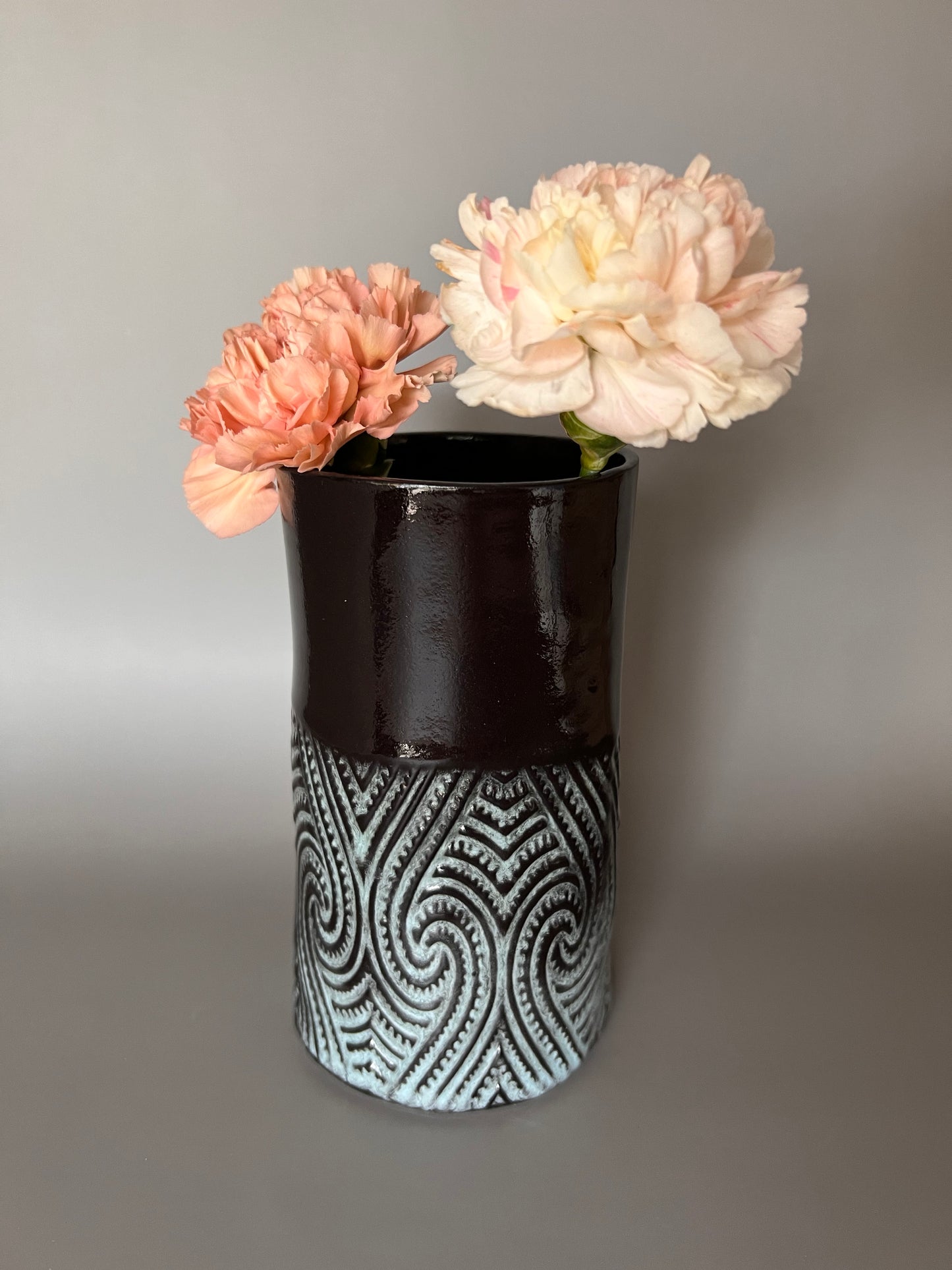 Black small vase