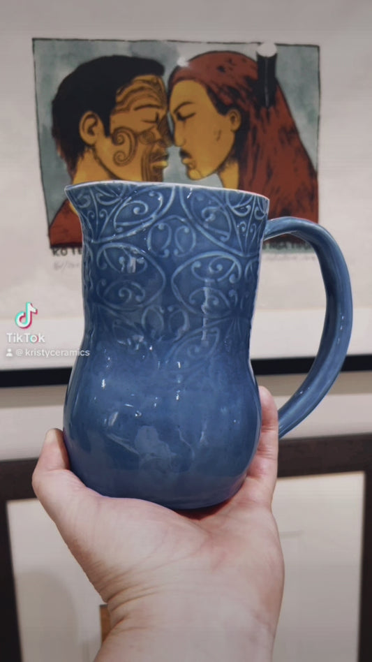 Māori designed jug / vase